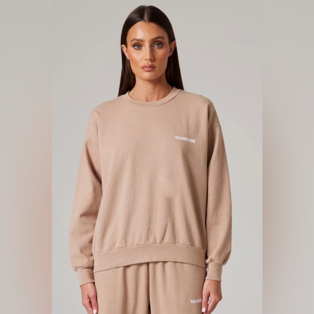 Talentless Lightweight Hoodie Limited Edition Cumin size Large 100% Cotton New